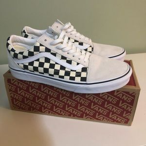 Vans Old Skool Checkerboard White/Black